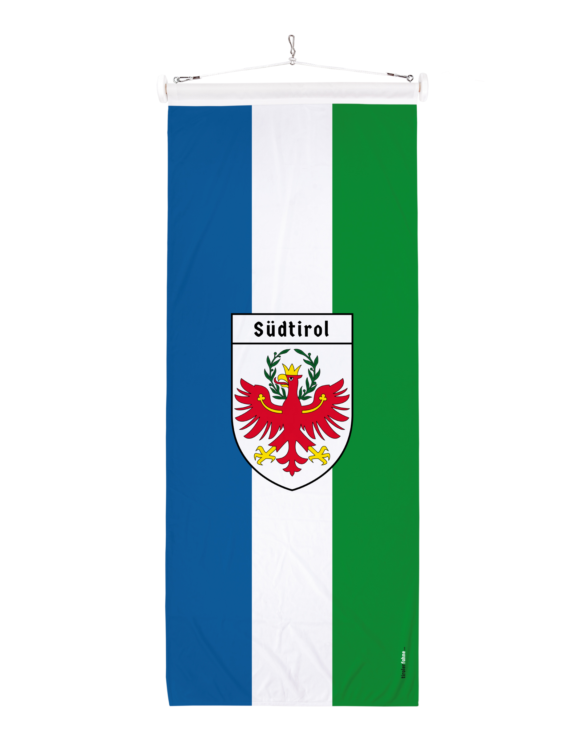Ladinienfahne mit Südtiroler Adler und Südtirol