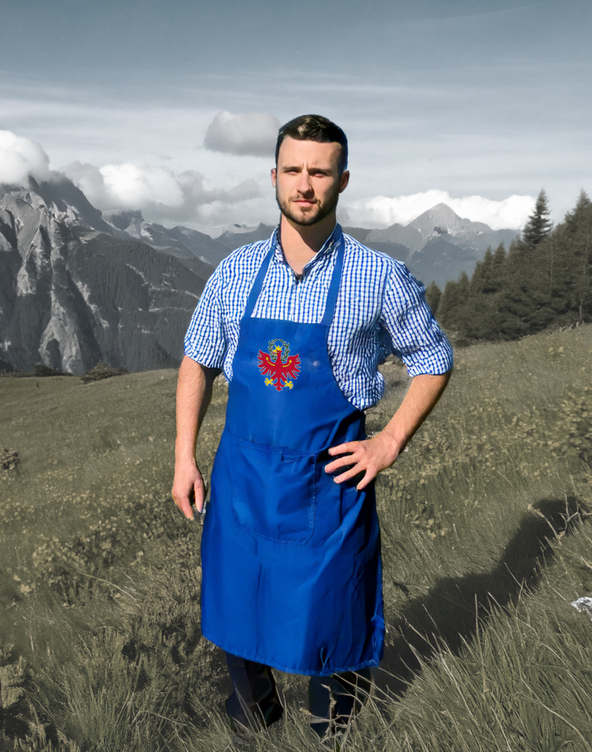 Tirolerschurz mit Südtiroler Adler