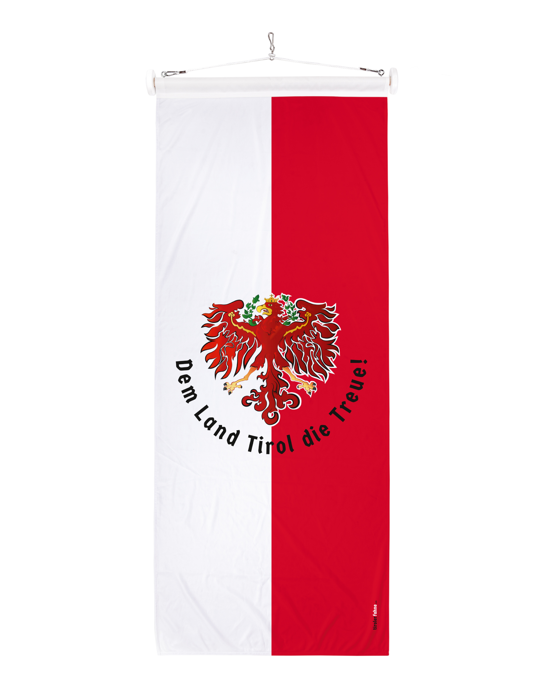 Tirolerfahne mit dem Land Tirol die Treue