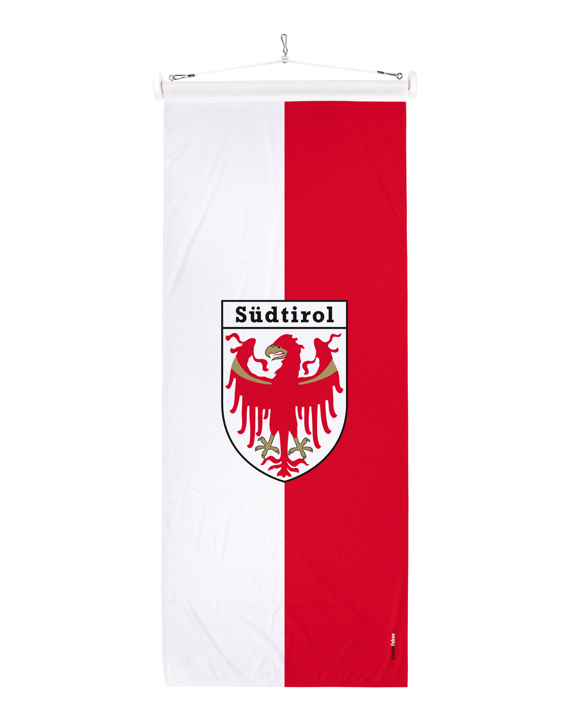 Tirolerfahne mit Südtiroler Landeswappen und Südtirol
