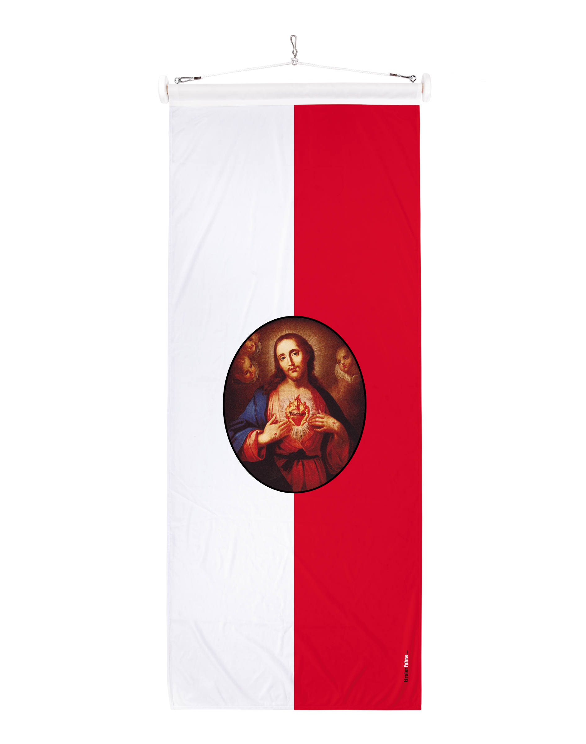 Tirolerfahne mit Herz Jesu