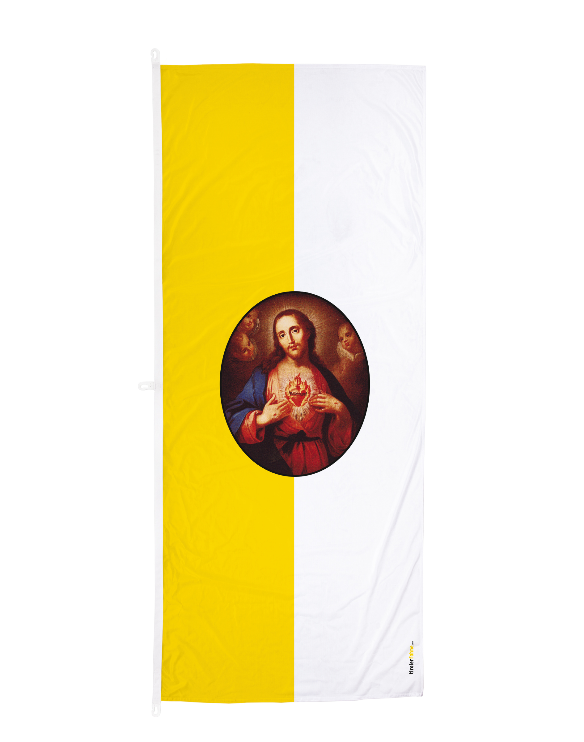 Kirchenfahne mit Herz Jesu